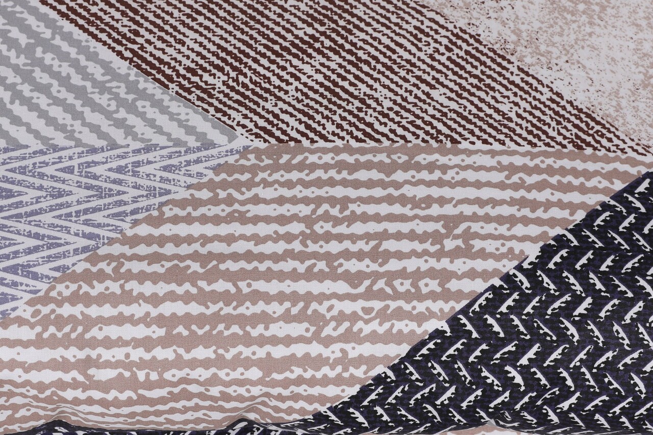 Lenjerie de pat dubla, L'essentiel Maison, Anatoli, Cream / Brown / Beige - view 5