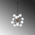 Lustra, Fulgor, 942FLG1271, Metal, Negru