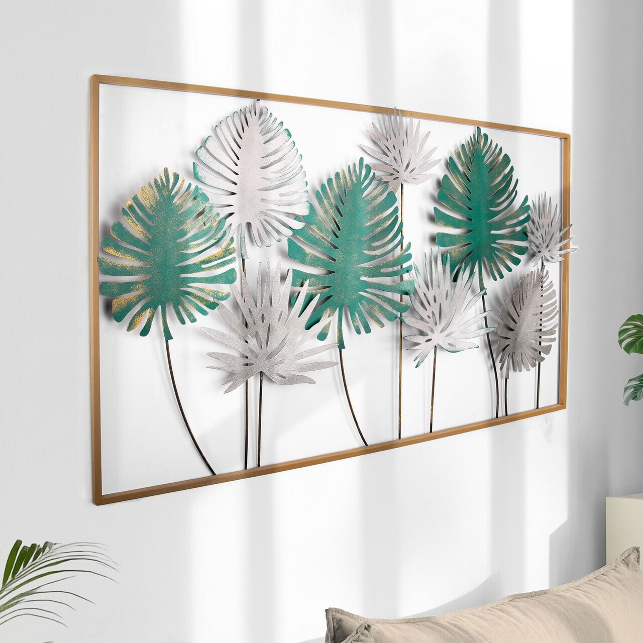 Decoratiune de perete, Rıpkı, Metal, Grosime: 0,6 mm, Multicolor — imaginea 3