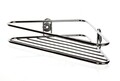 Polita de colt pentru baie, Magnat, Brilanz, 19x19x4 cm, inox