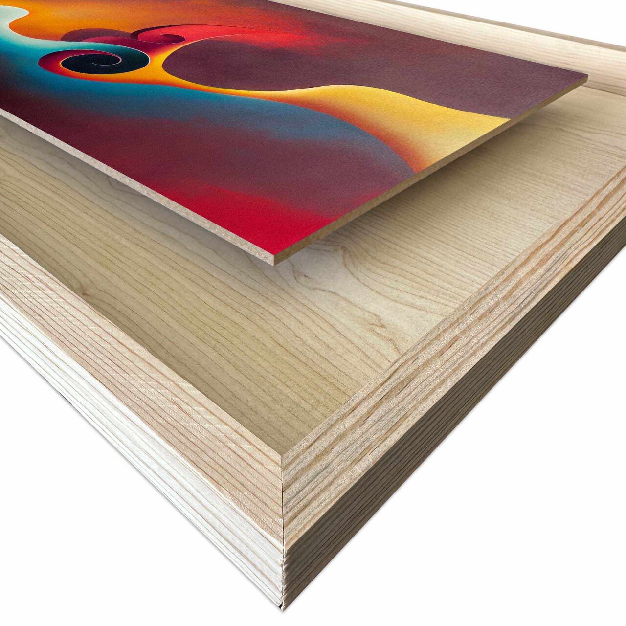 Tablou decorativ, Ahsakca, Fundal: 100% MDF de arțar (grosime: 2,7 mm) Vopsea: 100% MDF (grosime: 5 mm), Multicolor - view 5