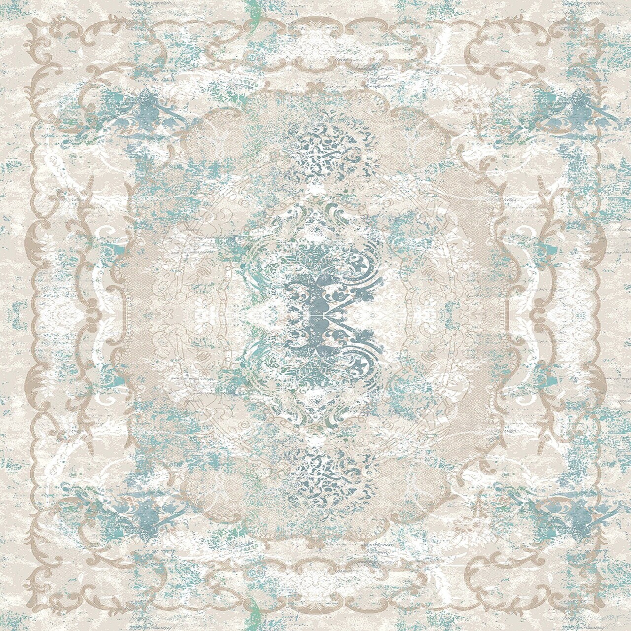 Covor, Eexfab722, 140x220 cm, Poliester, Multicolor — imaginea 2
