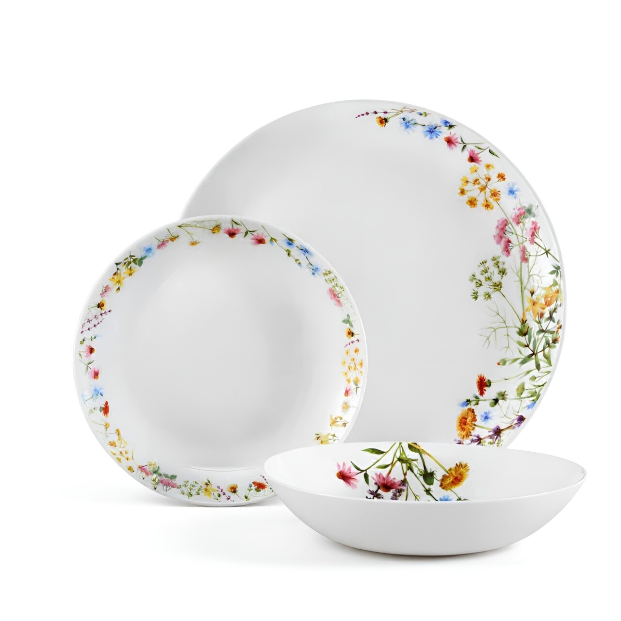 Serviciu de masa 18 piese, Bloom, Ambition, opal, multicolor - 1 | YEO