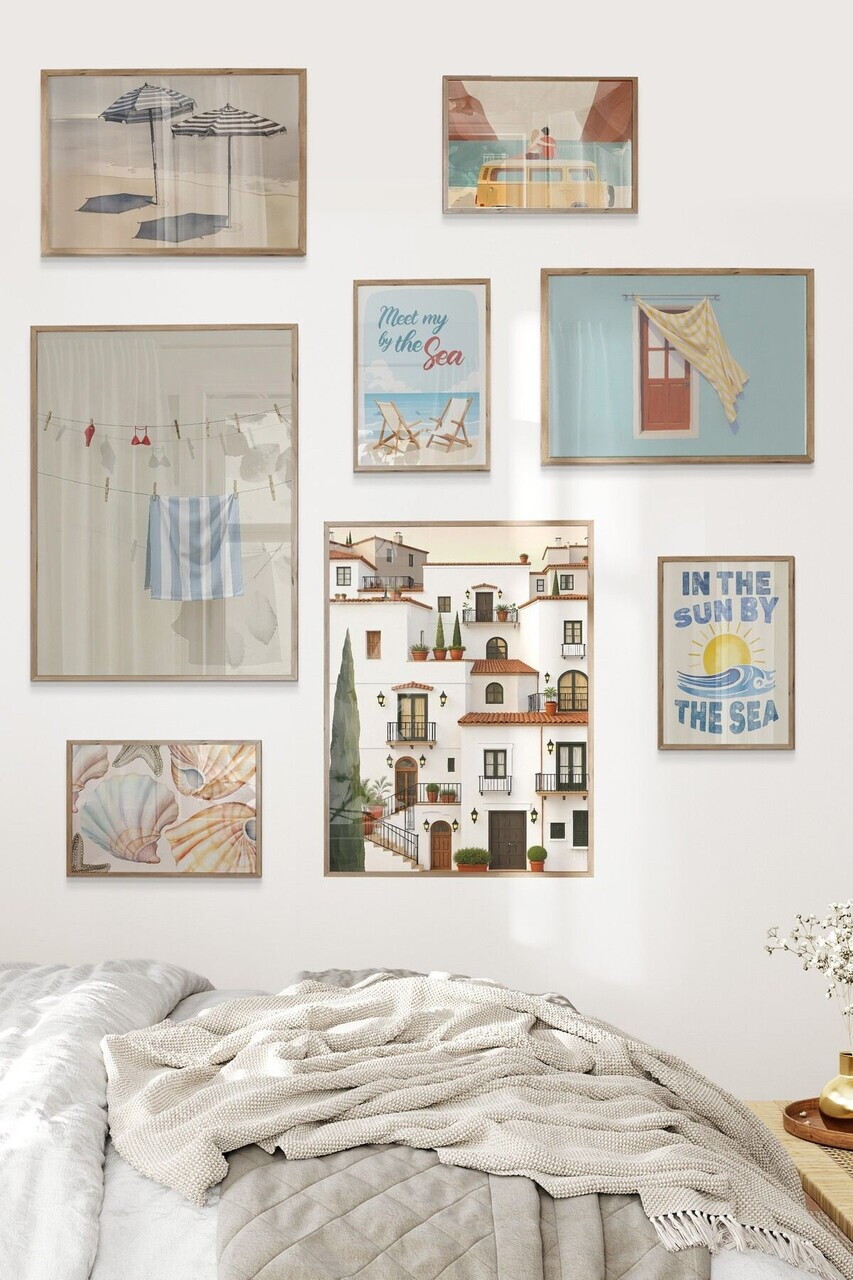 Tablou decorativ, Çgs-068-Wooden-Byk, Lemn masiv, Față: 100% PVC STICLĂ, Multicolor - view 2
