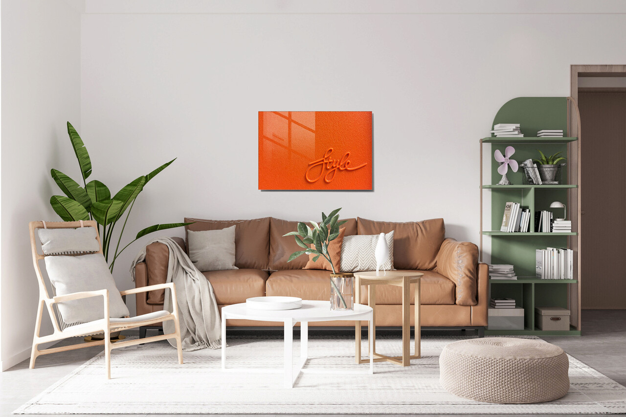 Tablou decorativ, 1335, Sticla temperata, 50 x 70 cm, Multicolor - 1 | YEO