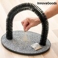 Suport de ascutit gheare pentru pisici si cerc de masaj InnovaGoods, 36x34x28 cm