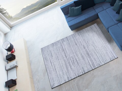 Covor pentru interior - exterior, Vision, 50 x 140 cm, 100% PVC, gri