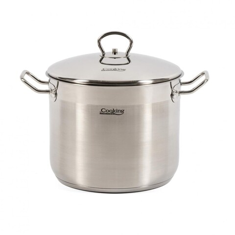 Oala cu capac imperia, cooking by heinner, Ø28 cm, 12.9 l, inox/sticla