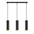 Lustra Sivani MR - 977, Opviq, 60 x 8 x 114 cm, 3 x E27, 40W, negru/galben