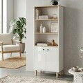 Corp biblioteca, Hanah Home, Vesta, 69.9x188.1x29.6 cm, Stejar Safir / Alb