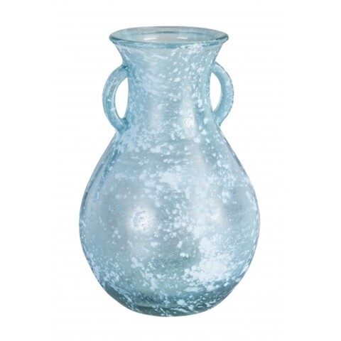 Vaza, Arleen, Bizzotto, 16×24 cm, sticla reciclata, albastru Bizzotto