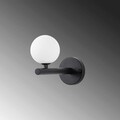 Aplica de perete, Fulgor, 942FLG1280, Metal, Alb/Negru