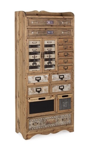 Bufet Sixtem, Bizzotto, 66 x 33.5 x 153.5 cm, lemn de pin 153.5