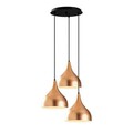 Lustra, Opviq, 892OPV1591, Metal, Cupru/Negru
