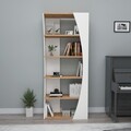 Corp biblioteca, Arnetti, Selge, 150x63 cm, PAL , Pin Atlantic / Alb
