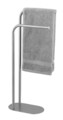 Suport pentru prosoape Levante, Wenko, 30x17x79 cm, inox, argintiu mat