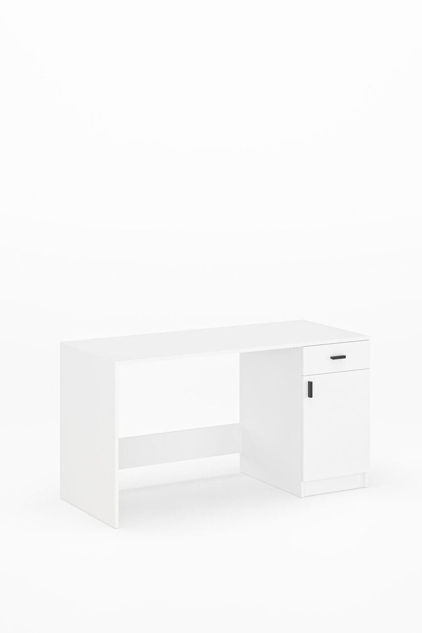 Birou, Hanah Home, Mazı, 140x75x60 cm, Alb — imaginea 5