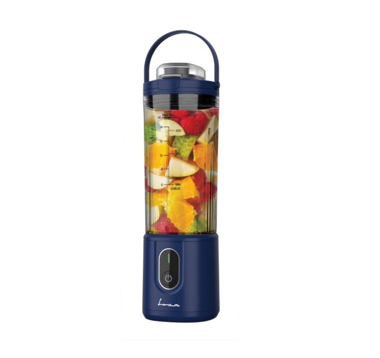 Blender portabil Fram, 7.4V, 400 ml, albastru - 2 | YEO