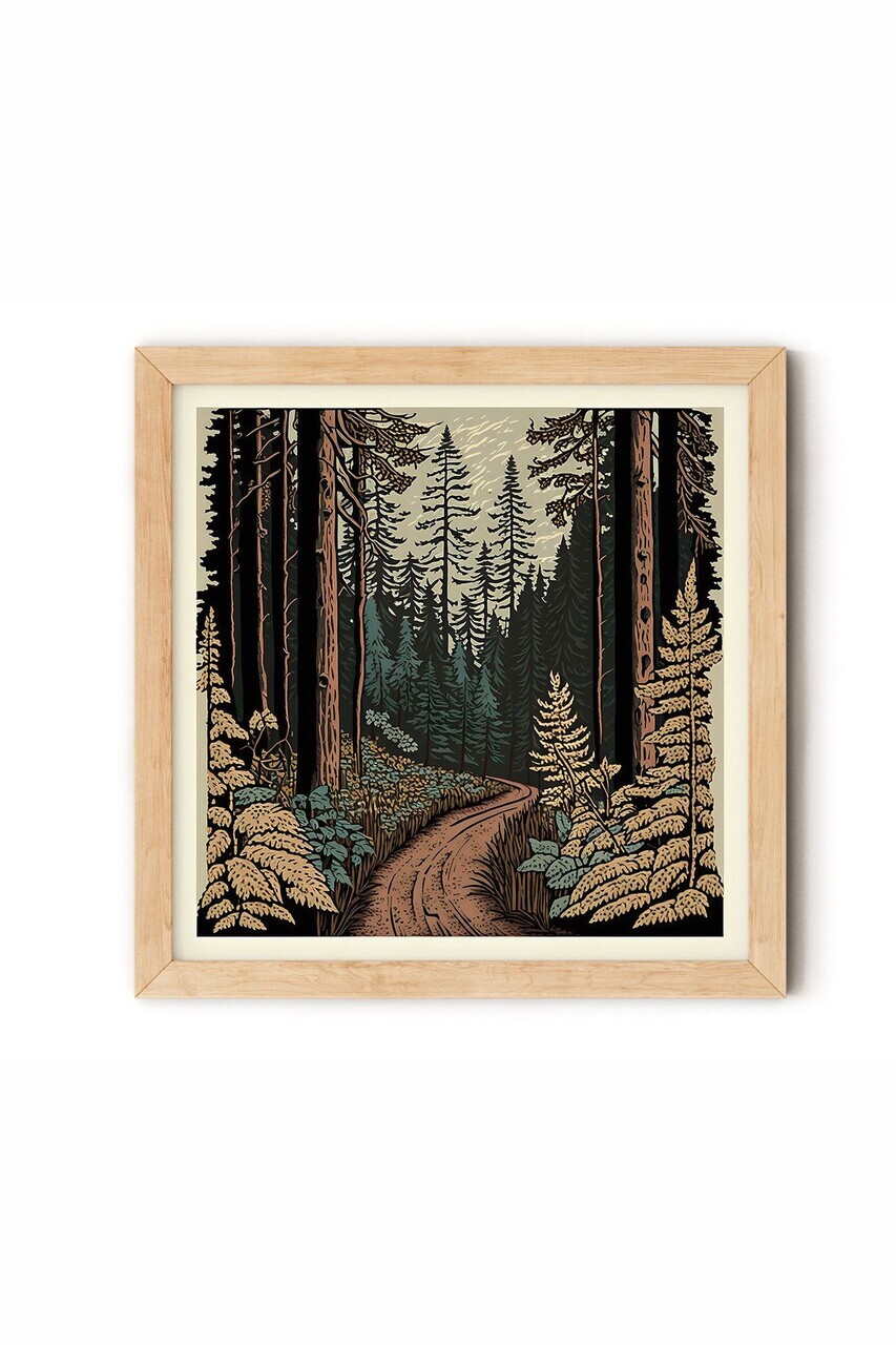 Tablou decorativ, Artkare3, Lemn masiv, MDF (Grosime: 5 mm), Multicolor - view 3