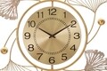 Decoratiune pentru perete cu ceas, Mauro Ferretti, Leavy, 52.5 x 3.5 x 102 cm, fier, multicolor