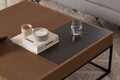 Masuta de cafea, Howard, Lena, 90x37x90 cm, Maro