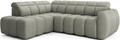 Coltar extensibil stanga 4 locuri ELTAP, LT-100XIL, Falconn, 258x208x107 cm, lemn/poliester, verde