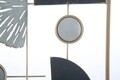 Decoratiune de perete Geometric, Mauro Ferretti, 28.5 x 74 cm, fier