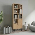 Corp biblioteca, Mod Design, Kiato, 60x170x30 cm, Stejar