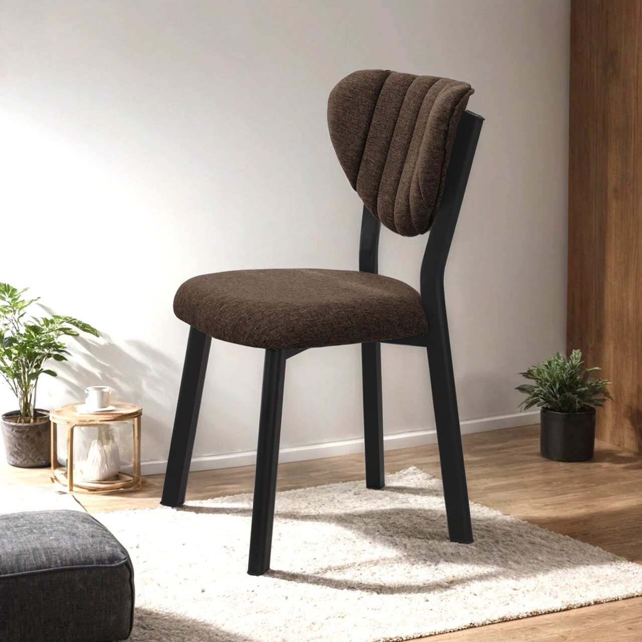 Scaun, Hanah Home, Elma, 47x85x45 cm, Maro - view 2