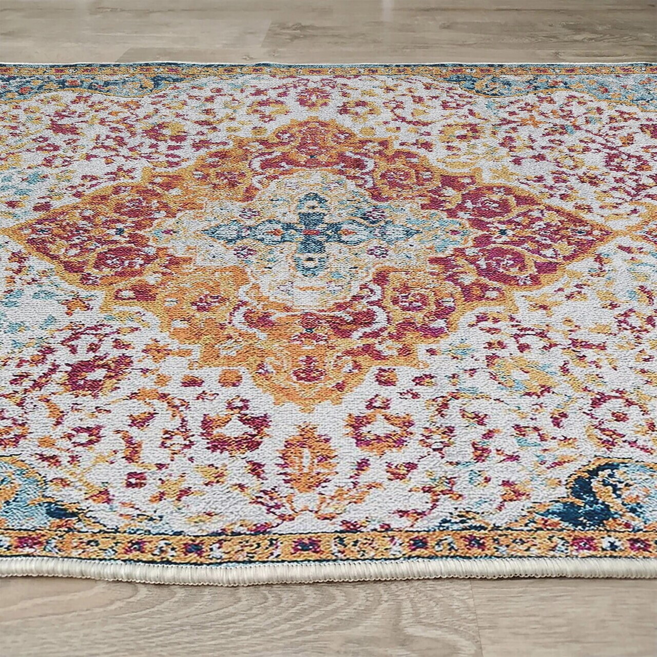 Covor, Woopamuk176, 100x200 cm, Bumbac/Poliester, Multicolor - view 5