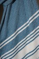 Prosop de plaja, PestemalLand, New Diamond, Bumbac;Poliester, Albastru indigo