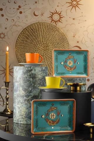 Set de cafea Kutahya Porselen, TL04KT15220R09, 4 piese, portelan Bucatarie
