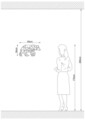 Lampa de perete, Shadow, 601 - A, E27, 100 W, metal/MDF, negru
