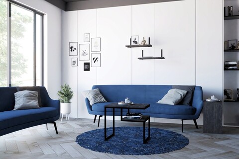 Masuta de cafea, asse home, wengen, 60x52x40 cm, antracit