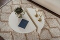 Masuta de cafea, Nordure, Orion, Alb de lemn