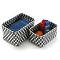 Set 2 cosuri pentru depozitare Brady, Versa, 33 x 23 x 20 cm, polipropilena