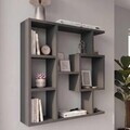 Corp biblioteca, Hanah Home, Yegane, 70.9x74.5x19.7 cm, Antracit
