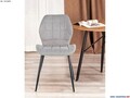 Scaun Jake Nea, Signal, 48x41x86 cm, textil/otel, gri/negru