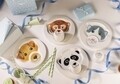 Set mic dejun copii 2 piese, Villeroy & Boch, Animal Friends Cat, Ø 22 cm/190 ml, portelan premium