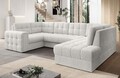 Coltar extensibil dreapta 5 locuri ELTAP, RT-01ROY, Blewett, 299x198x82 cm, lemn/poliester, alb