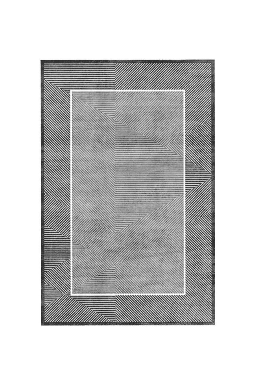 Covor, CLR-7224-M-31, 160x300 cm, Poliester, Antracit — imaginea 2