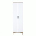 Cuier de perete, Rani, EA111, 60x198.6x37.5 cm, PAL, Nuc/Alb