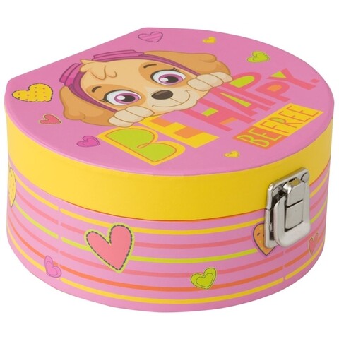 Cutie de bijuterii pentru fetite Girls PSI Patrol, Nickelodeon, 17x15.5x8 cm, roz