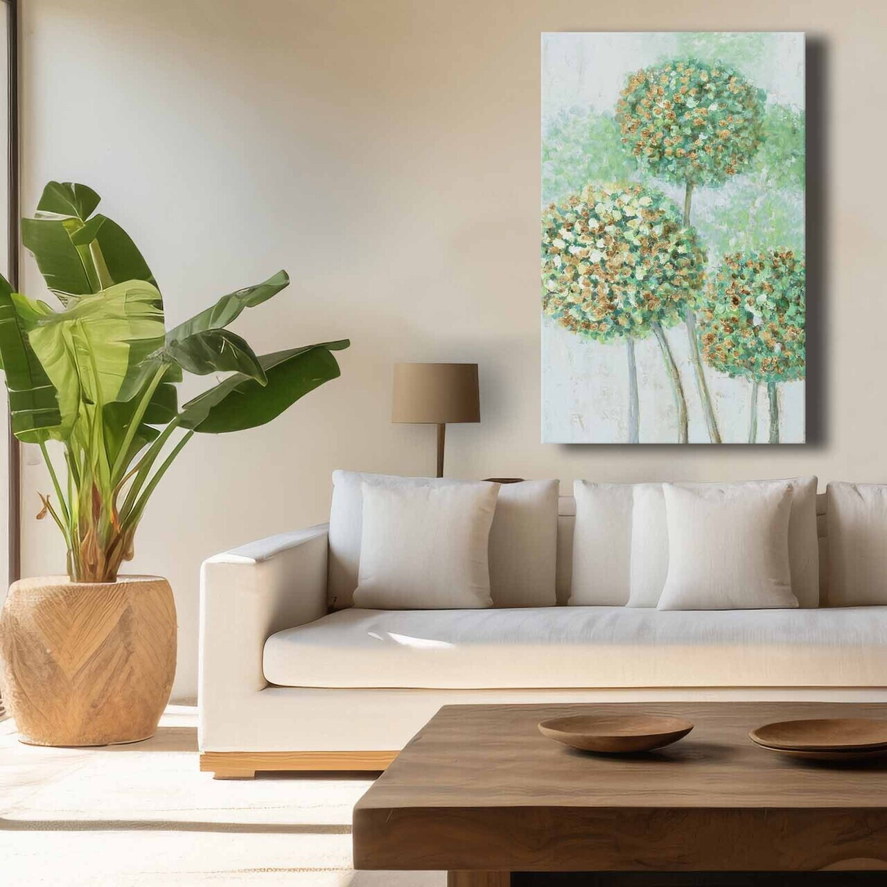 Tablou decorativ, 4570softc-012, Lemn, Multicolor — imaginea 3