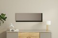 Oglinda decorativa, Siam, Lariya, 40x120x2.2 cm, MDF , Alb/Negru