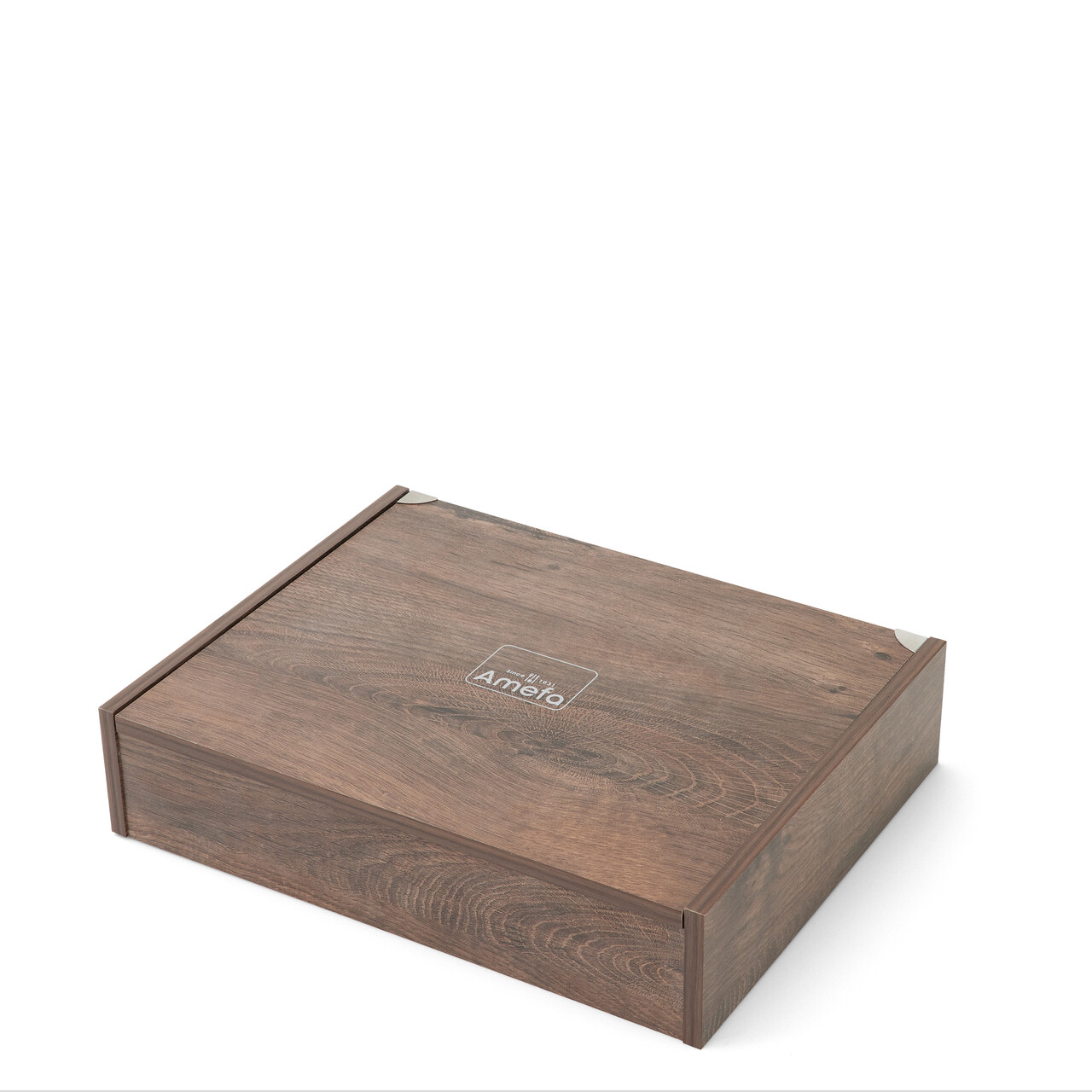 Set tacamuri 24 piese in cutie de lemn Drift, Amefa, 6 persoane, inox 18/10, argintiu — imaginea 3
