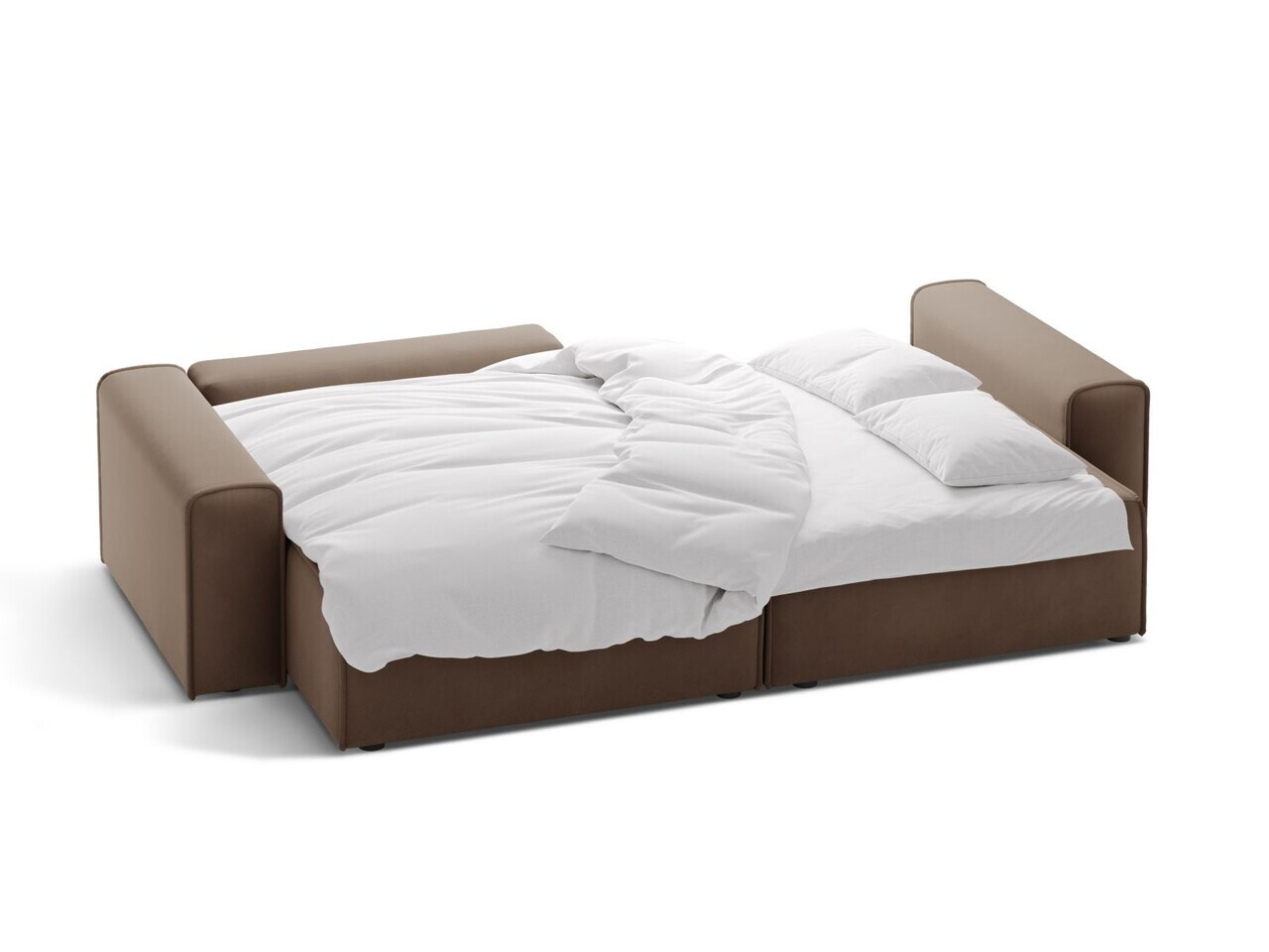 Coltar extensibil stanga 3 locuri, Victor, Micadoni Home, 246x148x83 cm, catifea, ciocolatiu — imaginea 8