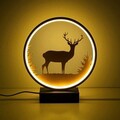 Lampa de masa, Shadow, 526SHD1137, Metal, Negru/Cupru