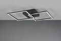 Plafoniera Trail, RL, 44.5x39.5x6.9 cm, 20W, 1x SMD, metal, negru mat