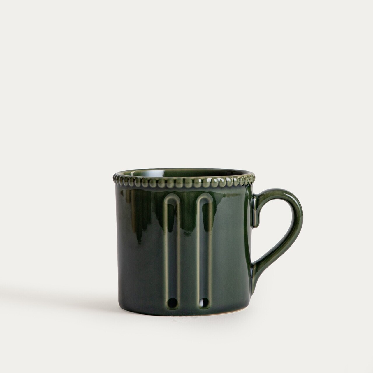 Set 4 cani Kobbi, Homla, 400 ml, 9x10 cm, ceramica, verde — imaginea 3